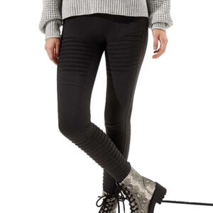 American eagle gray moto leggings size S